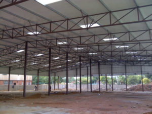 Steel roofing